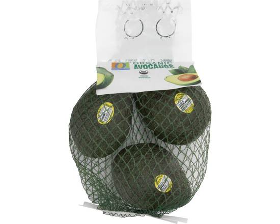 Order O Organics · Avocados (3 ct) food online from Shaw's store, Windham on bringmethat.com