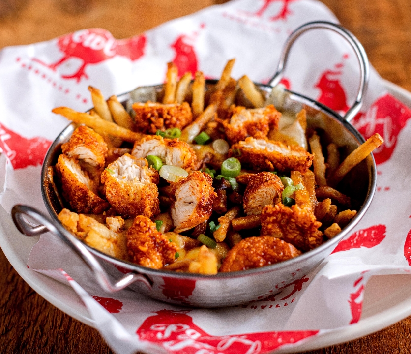 Order Hot Chicken Poutine food online from Party Fowl store, Franklin on bringmethat.com