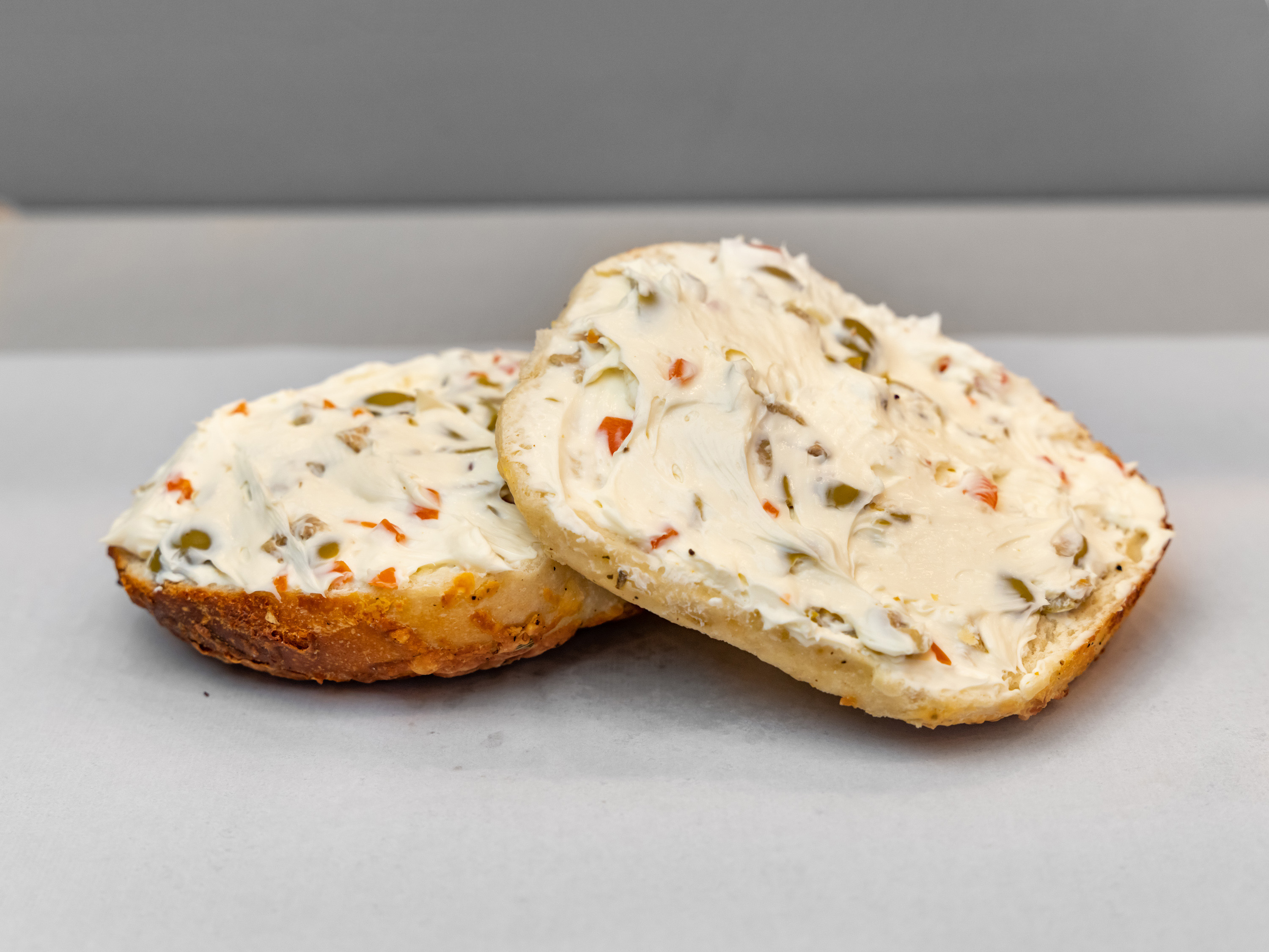 Order Bagels with Spreads food online from Perfecto Caffe store, Peabody on bringmethat.com