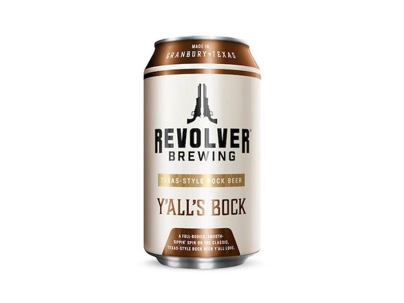Order Revolver Brewing Y'alls Bock - 6x 12oz Cans food online from Goody Goody Liquor store, Dallas on bringmethat.com