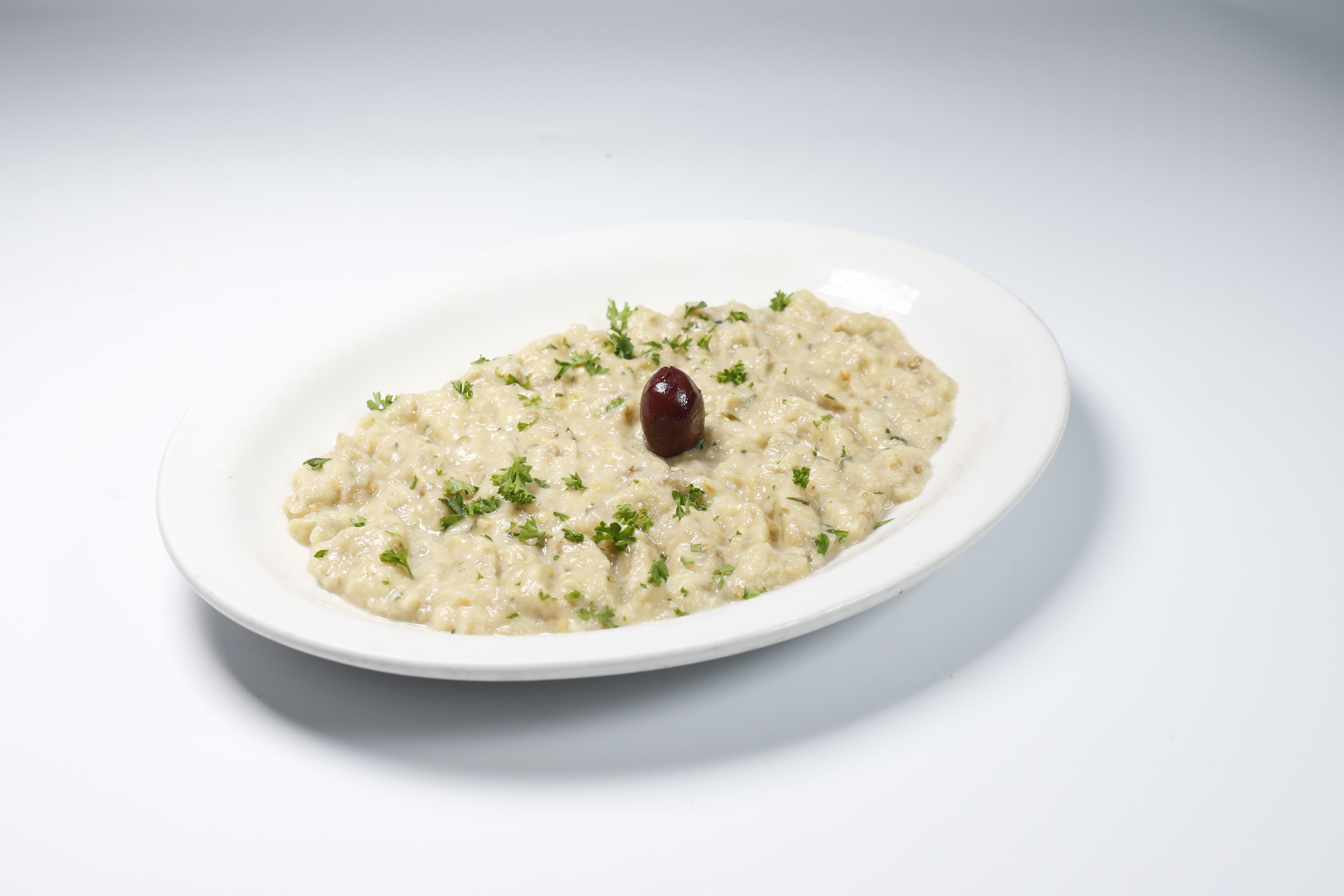 Order Baba Ganoush food online from Hummus Mediterranean Kitchen store, San Mateo on bringmethat.com