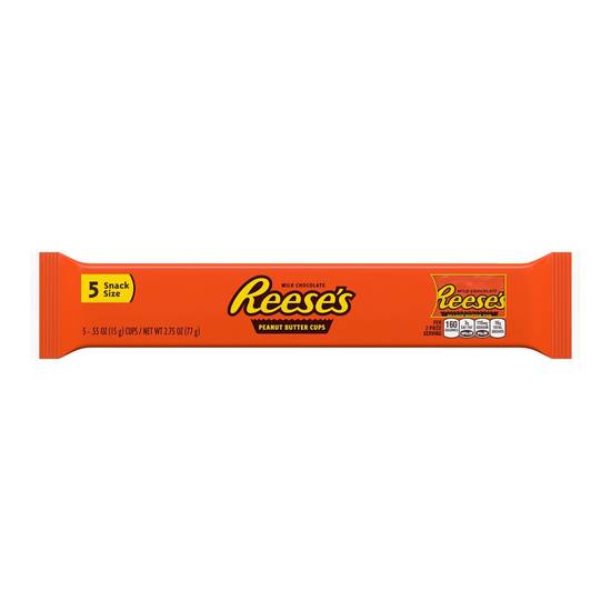 Order Reese's Snack Size Milk Chocolate Peanut Butter Cups, 5 CT food online from Cvs store, FARGO on bringmethat.com