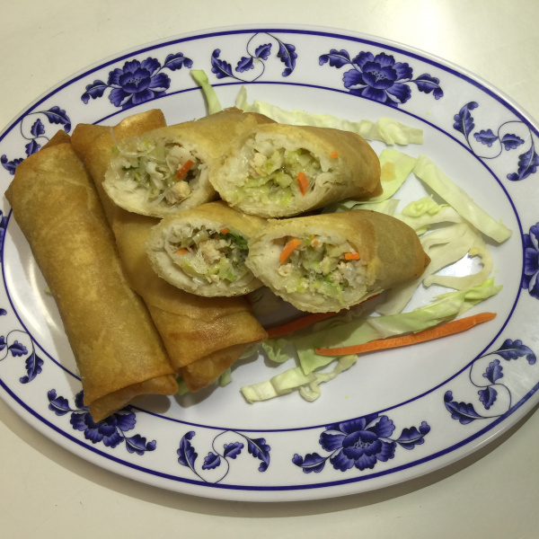 Order 4 Pieces Special Chicken Egg Rolls food online from Lucky Bamboo Chinese Restaurant store, Modesto on bringmethat.com