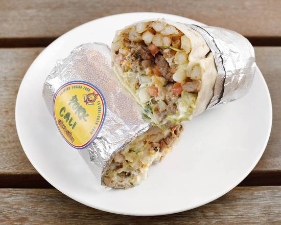 Order California Sisig Burrito food online from Senor Sisig store, Lafayette on bringmethat.com