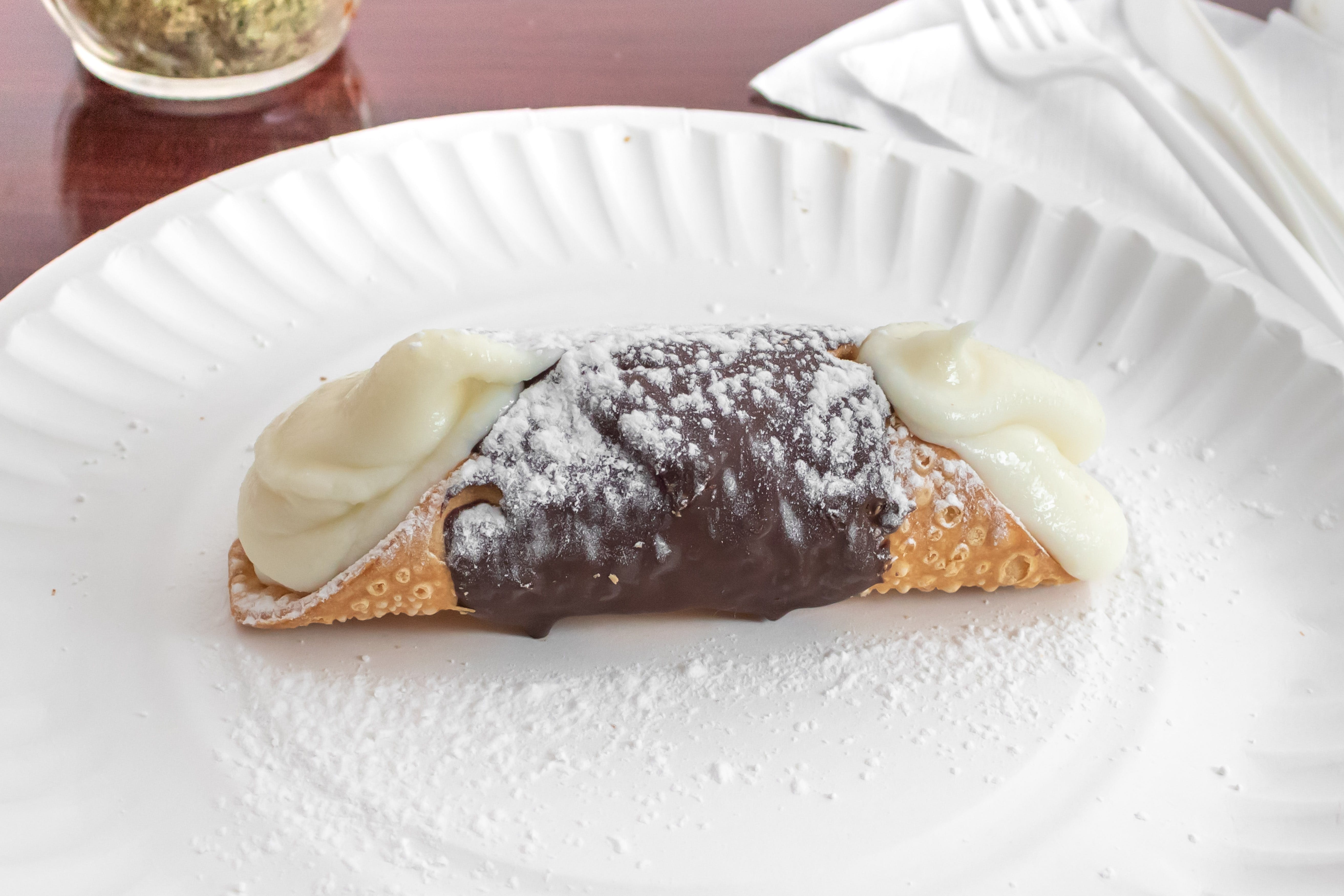 Order Cannoli - Dessert food online from Dominics Pizza and Restaurant store, Lawrence Township on bringmethat.com
