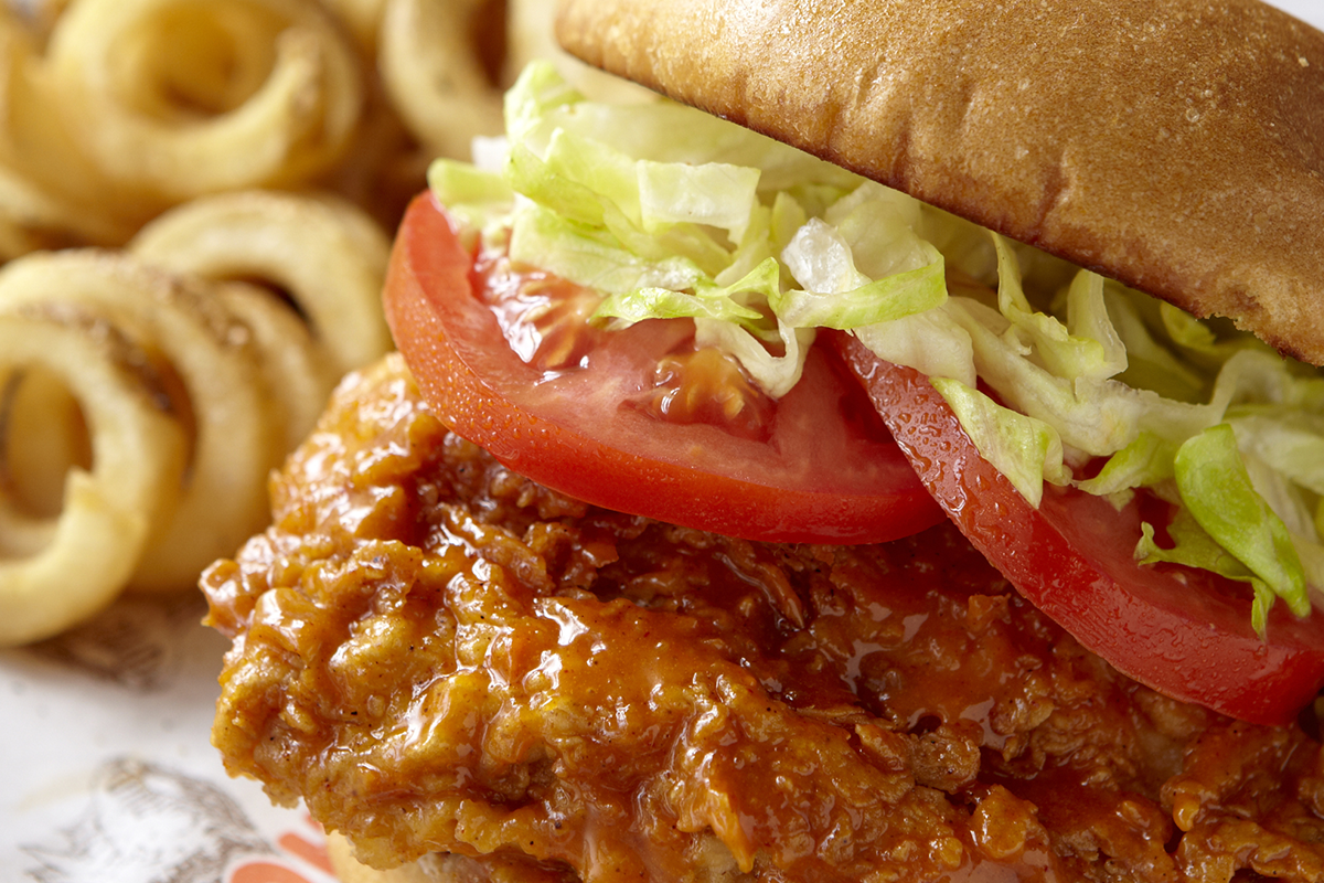 Order Buffalo Chicken Sandwich food online from Hootie Bait & Tackle store, Ontario on bringmethat.com