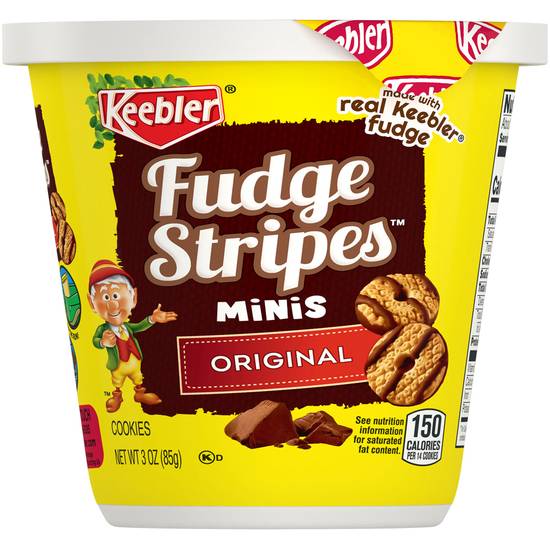 Order Keebler Mini Fudge Stripe Cookies (3 oz) food online from Rite Aid store, Yamhill County on bringmethat.com
