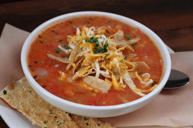 Order Chicken Tortilla Soup food online from Lazy Dog Restaurant & Bar store, Peachtree Corners on bringmethat.com