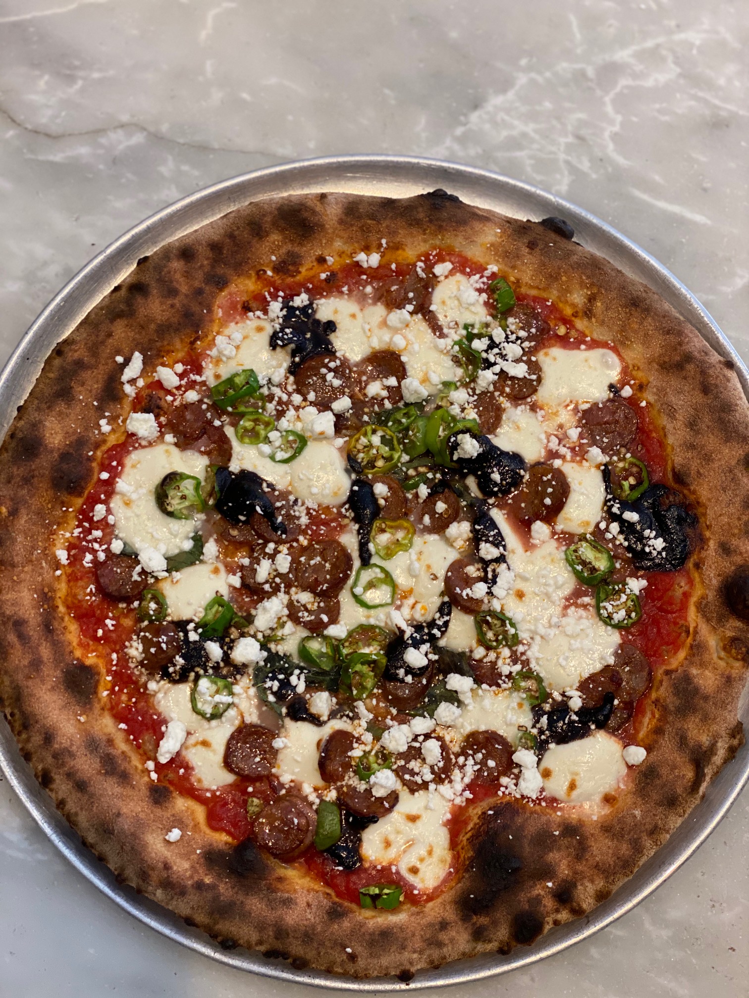 Order Lamb Goat Pizza food online from Harlem Pizza Co store, New York on bringmethat.com