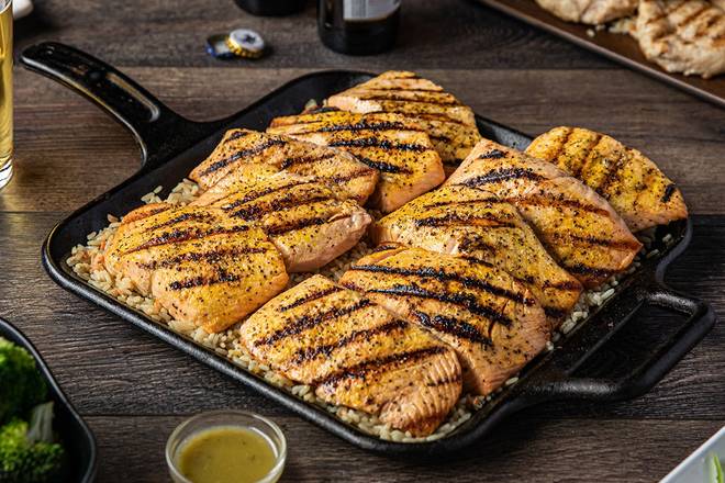 Order Party Pack Mesquite Wood-Grilled Salmon food online from Logans Roadhouse store, McDonough on bringmethat.com