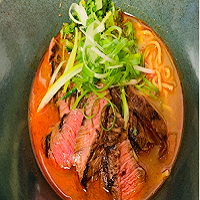 Order Spicy Beef Ramen Soup Lunch food online from Yumi Sushi Restaurant store, Red Bank on bringmethat.com