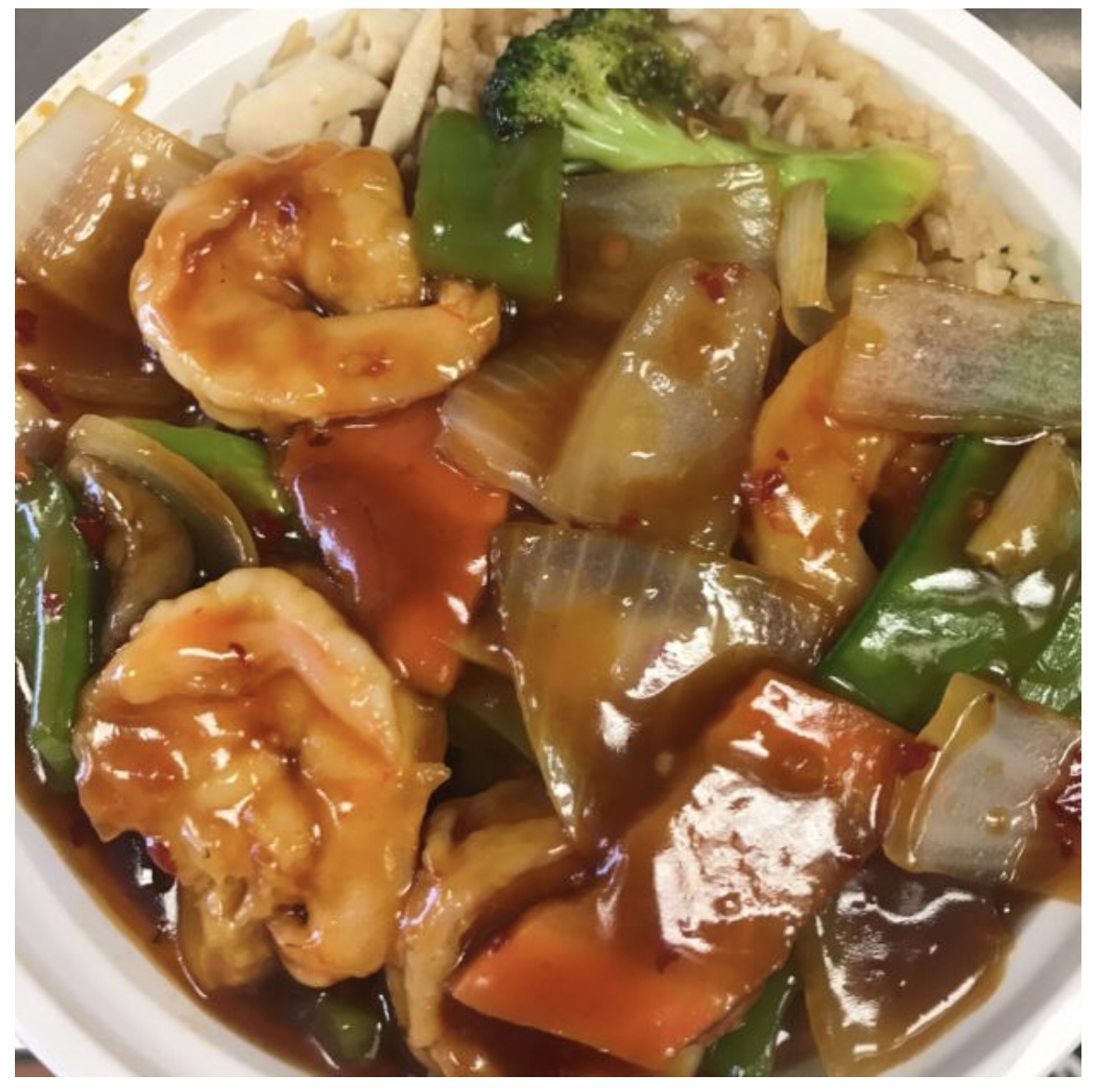 Order L35. Shrimp with Szechuan Sauce 四川虾 food online from China Star store, Blue Bell on bringmethat.com