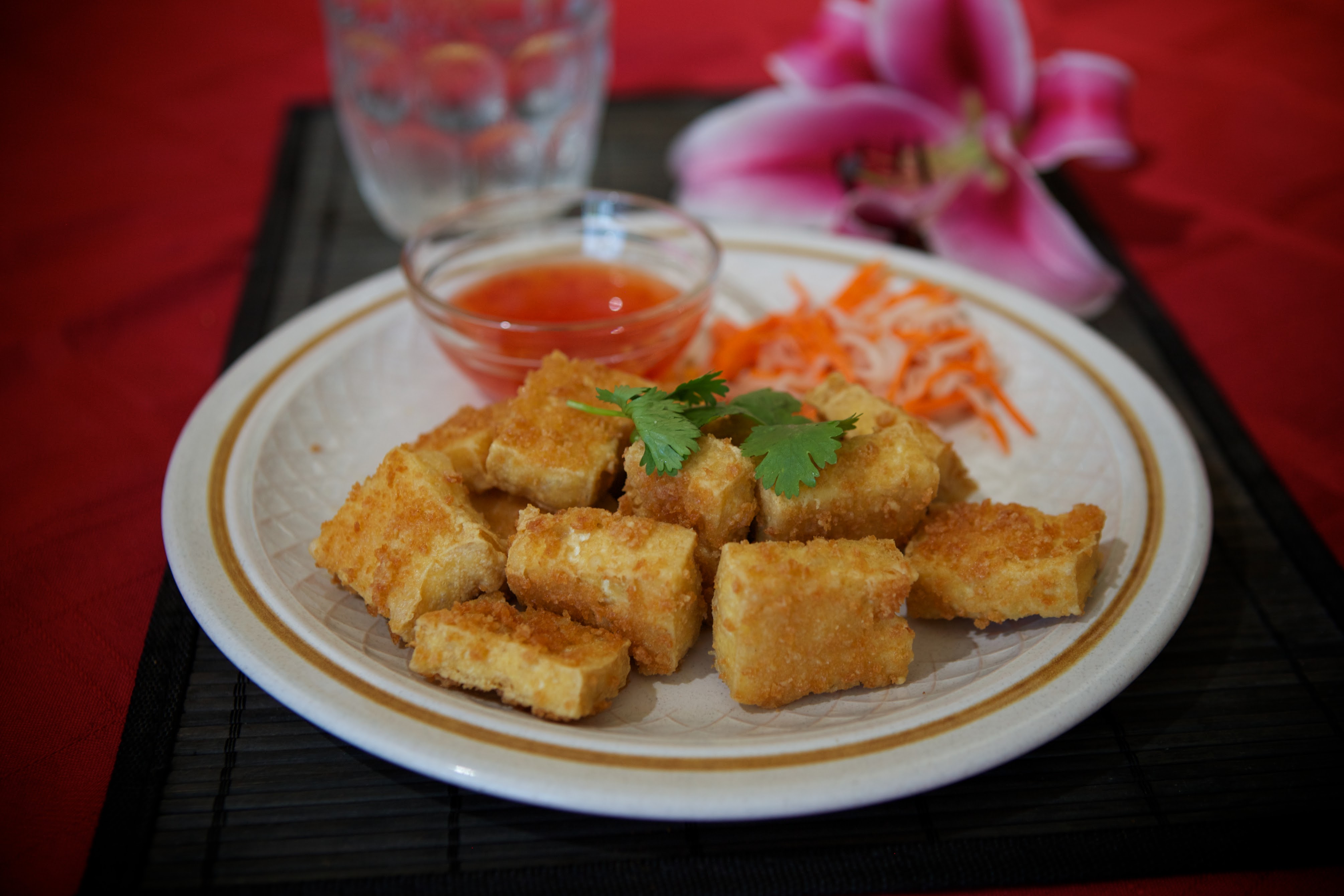 Order Crispy Tofu food online from Le Paradis store, hayward on bringmethat.com