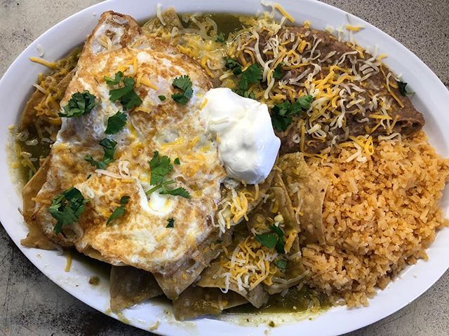 Order Green Chilaquiles Breakfast  food online from Latino Meat Market store, Escondido on bringmethat.com