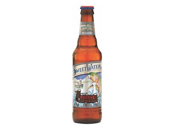 Order SweetWater Festive Ale - 6x 12oz Bottles food online from Royals Liquor store, St. Peters on bringmethat.com