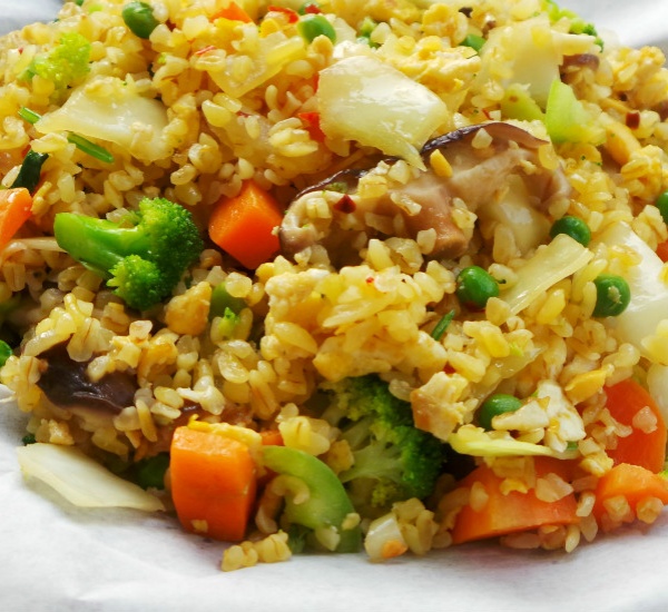 Order R1. Vegetable Fried Rice food online from Asian Fusion store, Kennesaw on bringmethat.com