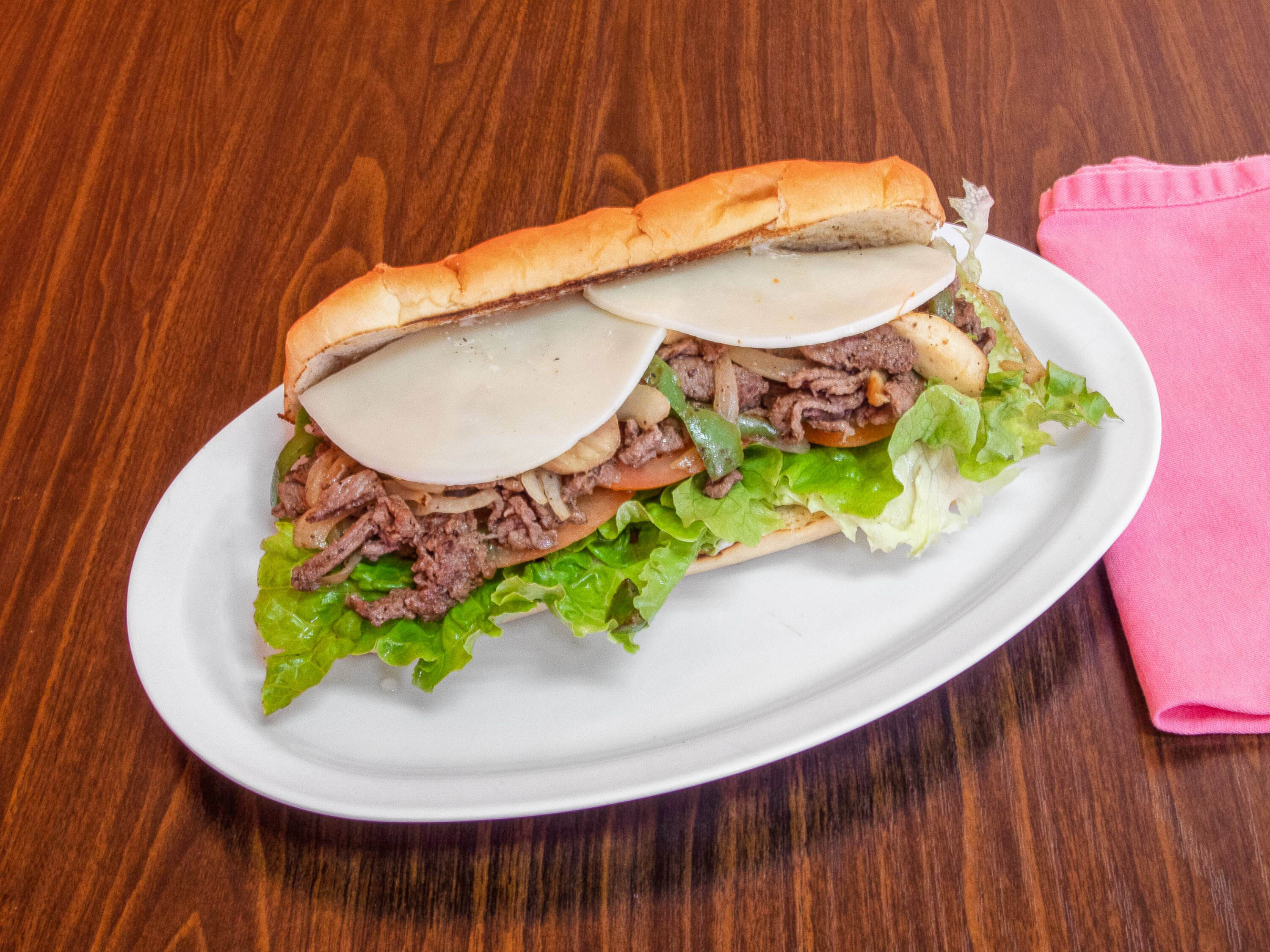 Order Philly Cheesesteak Sandwich food online from Circus Sandwich store, Santa Fe Springs on bringmethat.com