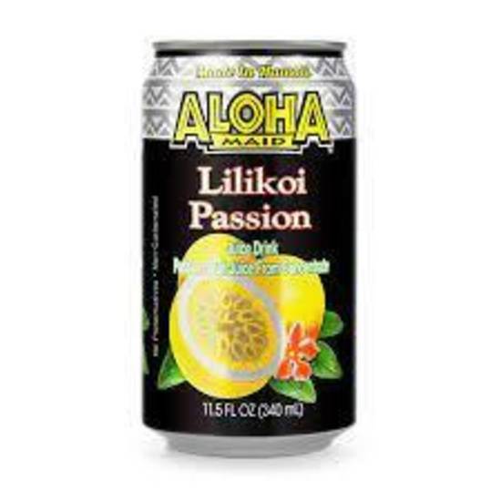 Order Aloha Maid - Lilikoi Passion food online from IV Deli Mart store, Goleta on bringmethat.com