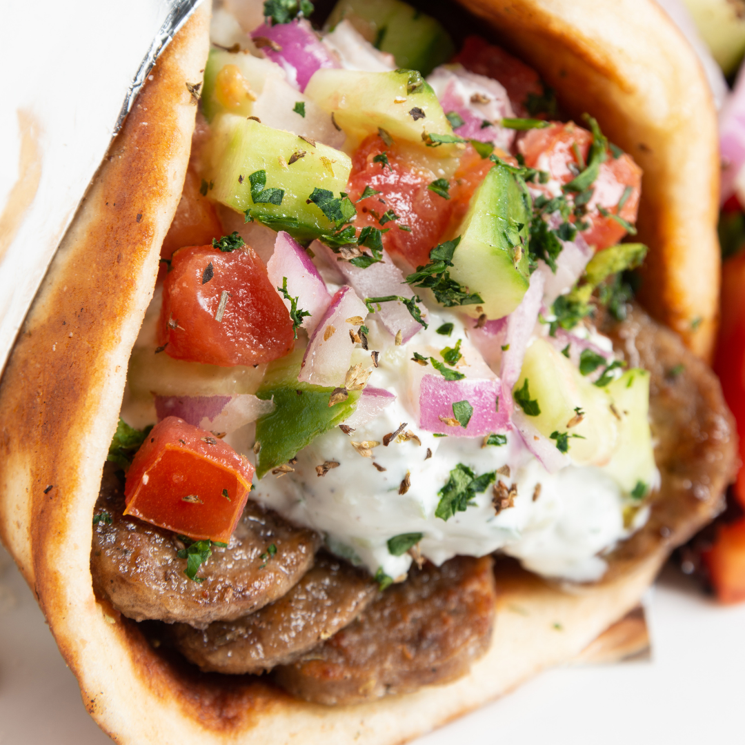 Order Meatless Gyro - Sandwich  food online from Gyro Jimmys store, Carle Place on bringmethat.com
