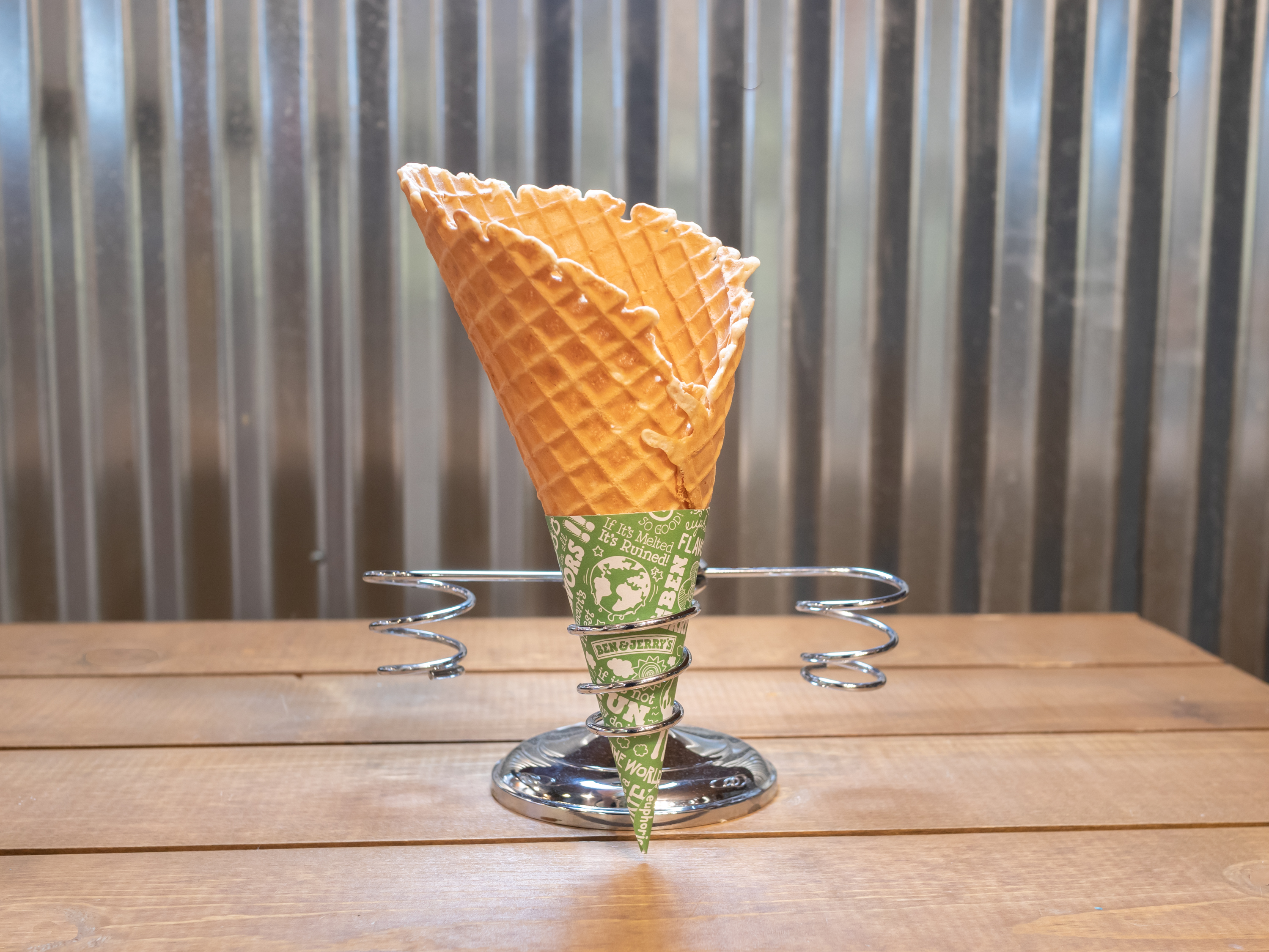 Order Waffle Cone food online from Ben & Jerry's store, Raleigh on bringmethat.com