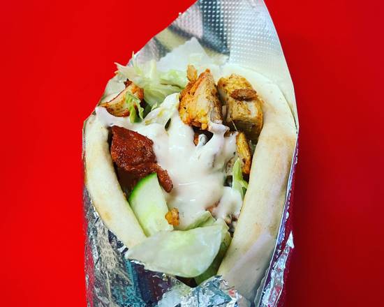 Order Chicken gyro wrap  food online from Riffys Kitchen store, Sayreville on bringmethat.com