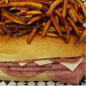 Order Kids 6" Ham Sub food online from Magic Subs And Gyros store, Barberton on bringmethat.com