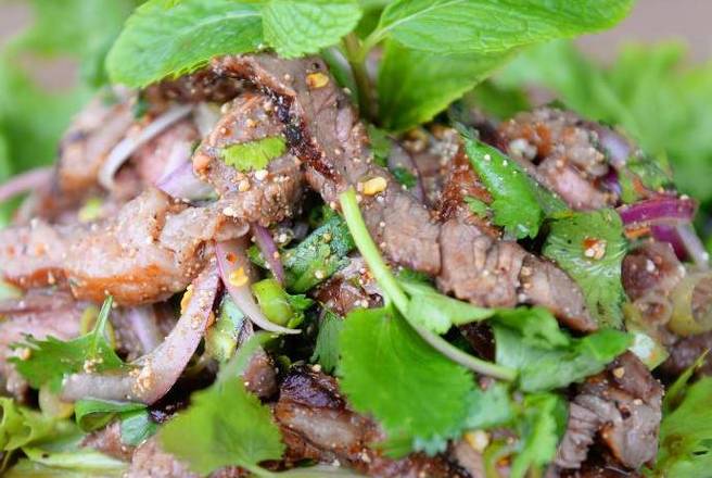 Order BBQ Beef Salad food online from Panang South Okc store, Oklahoma City on bringmethat.com