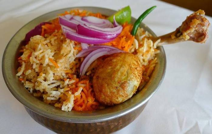 Order Natukodi Biryani food online from Deccan Spice store, Jersey City on bringmethat.com