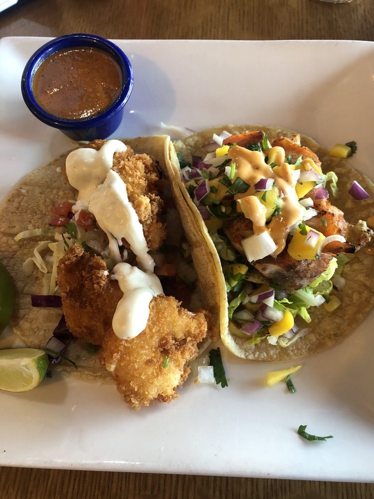 Order Shrimp Taco Plate food online from Bay Park Fish Company store, San Diego on bringmethat.com