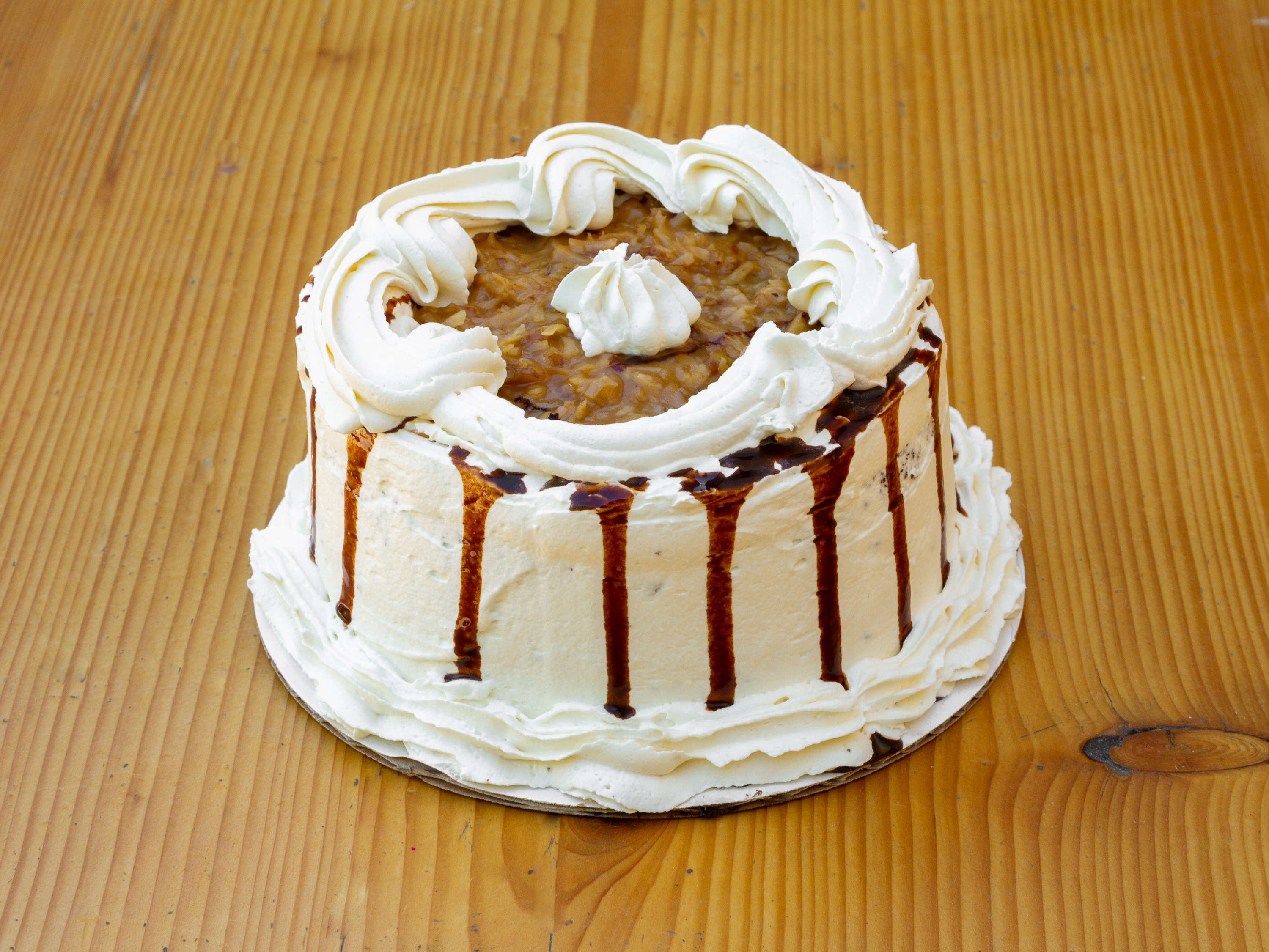 Order German Chocolate Cake food online from Dolce Pastello store, Tucson on bringmethat.com