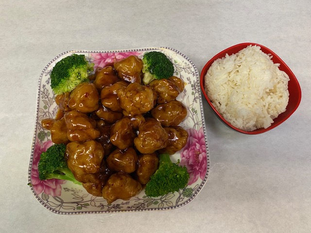 Order H1 General Tso's Chicken  food online from Rice King store, Toledo on bringmethat.com