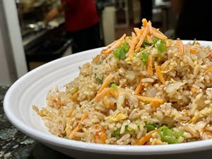 Order Spicy Lobster Fried Rice food online from Aki Sushi & Japanese Fusion store, San Jacinto on bringmethat.com