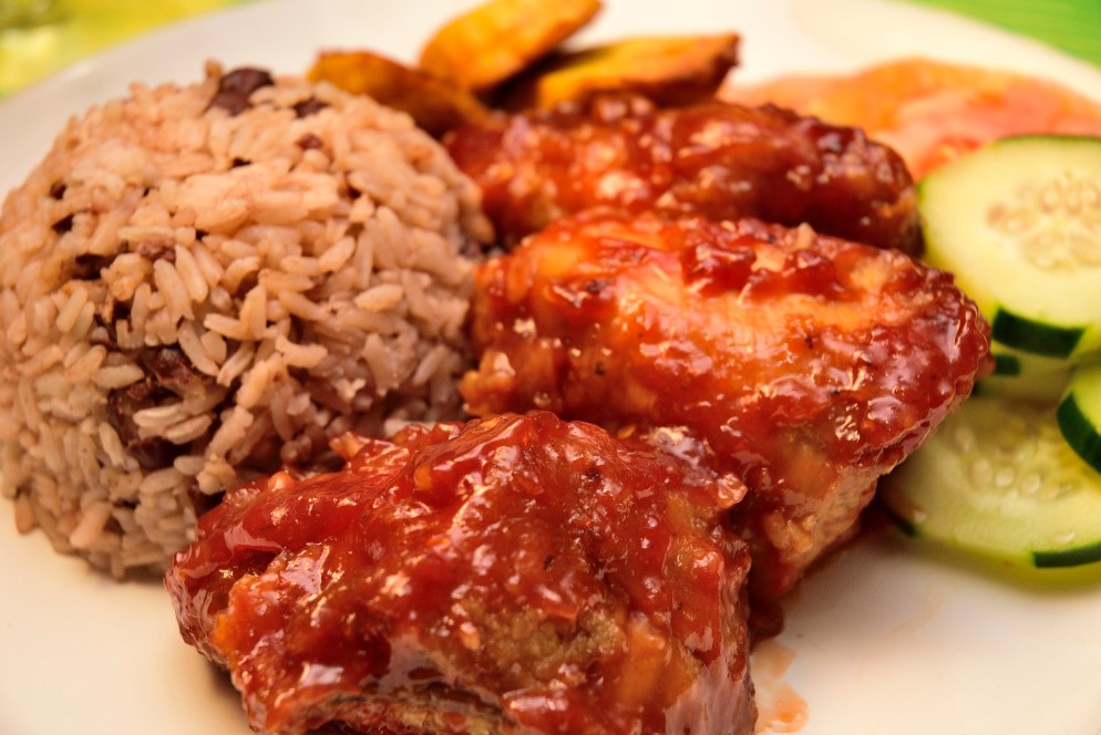 Order Sweet and Spicy Chicken Dish food online from Island Jerk store, North Babylon on bringmethat.com
