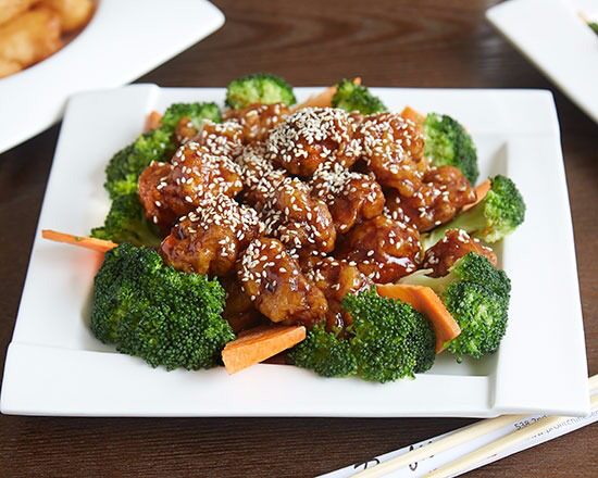 Order Sesame Chicken Dinner Special food online from Aya sushi store, New York on bringmethat.com