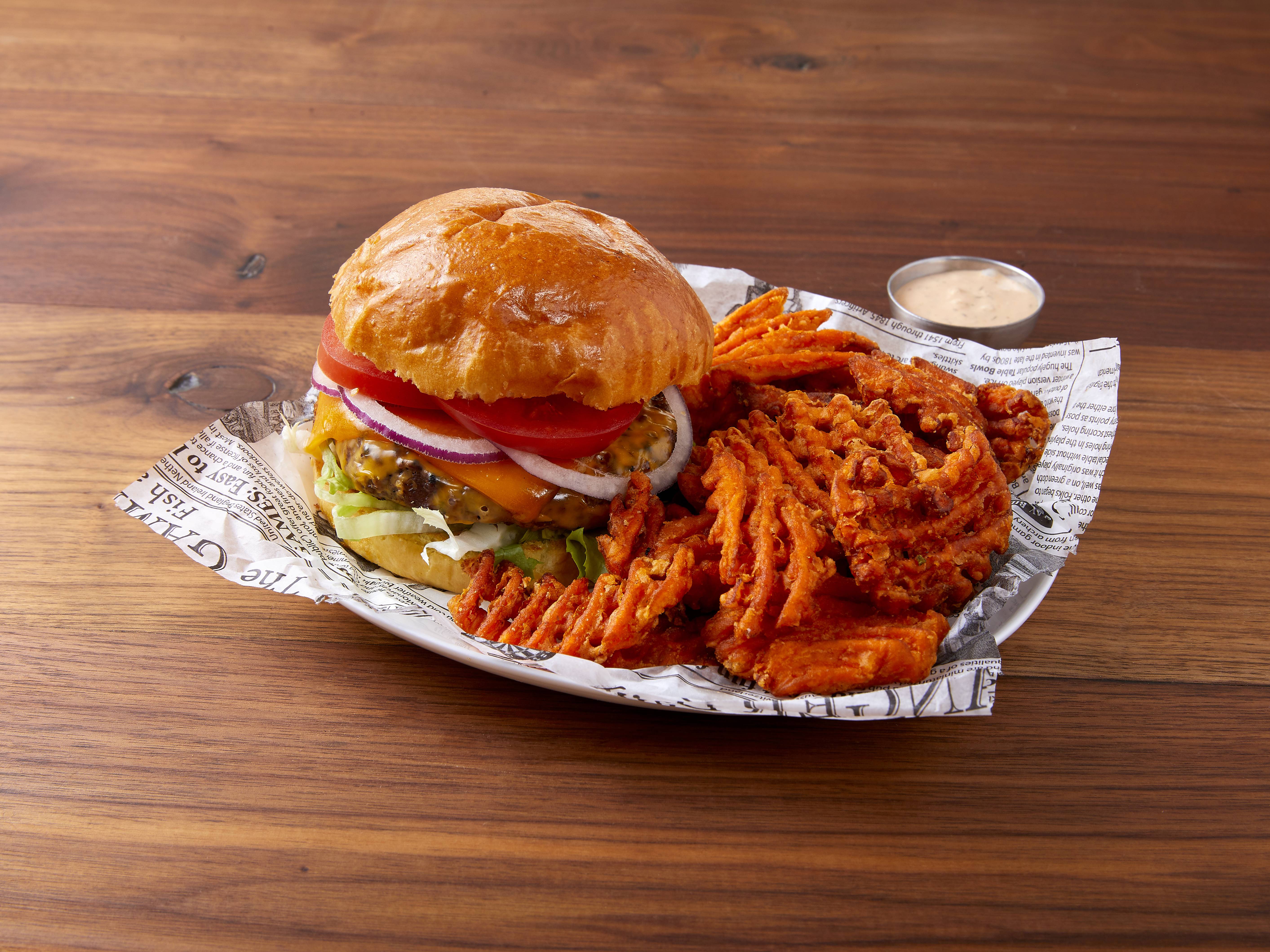 Order American Classic Burger food online from Dick ODows store, Birmingham on bringmethat.com