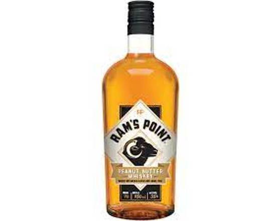 Order RAM'S POINT PEANUT BUTTER WHISKEY 750ML 35% food online from Pacific Liquor Market store, Bell Gardens on bringmethat.com