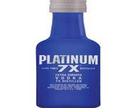 Order Platinum Vodka 7X (10 ct 50 ml)  food online from Starway Liquor store, Bell Gardens on bringmethat.com