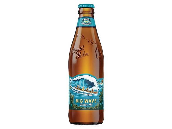 Order Kona Big Wave Golden Ale - 6x 12oz Bottles food online from Booze & Brews Liquor store, Burbank on bringmethat.com