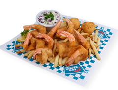 Order Fried Colossal Shrimp food online from Sea Island Shrimp House store, San Antonio on bringmethat.com