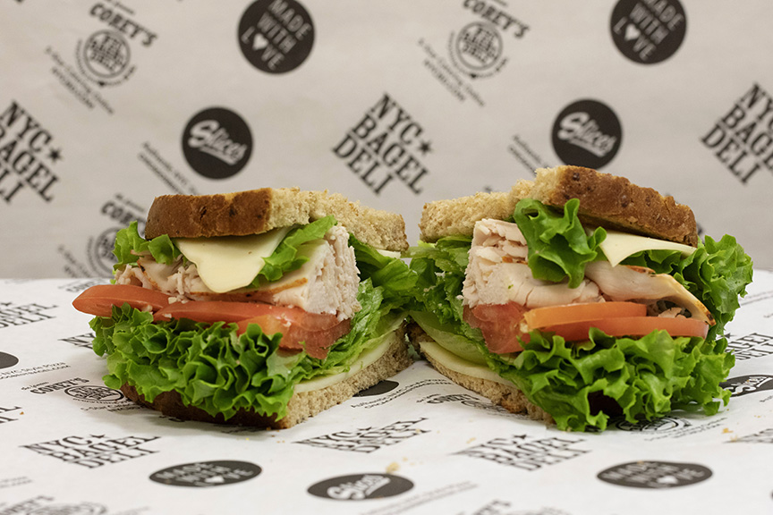 Order Roasted Chicken Breast Sandwich food online from NYC Bagel Deli store, Chicago on bringmethat.com