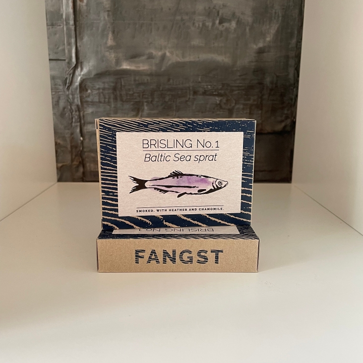 Order Fangst - Brisling No. 1 - Smoked Baltic Sea Sprat w/ Heather Chamomile food online from Orkenoy store, Chicago on bringmethat.com