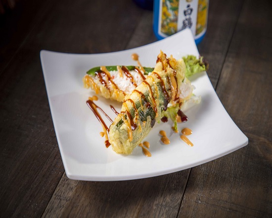 Order D12 Jalapeno Bomb 4pcs food online from Ginza Sushi store, Torrance on bringmethat.com