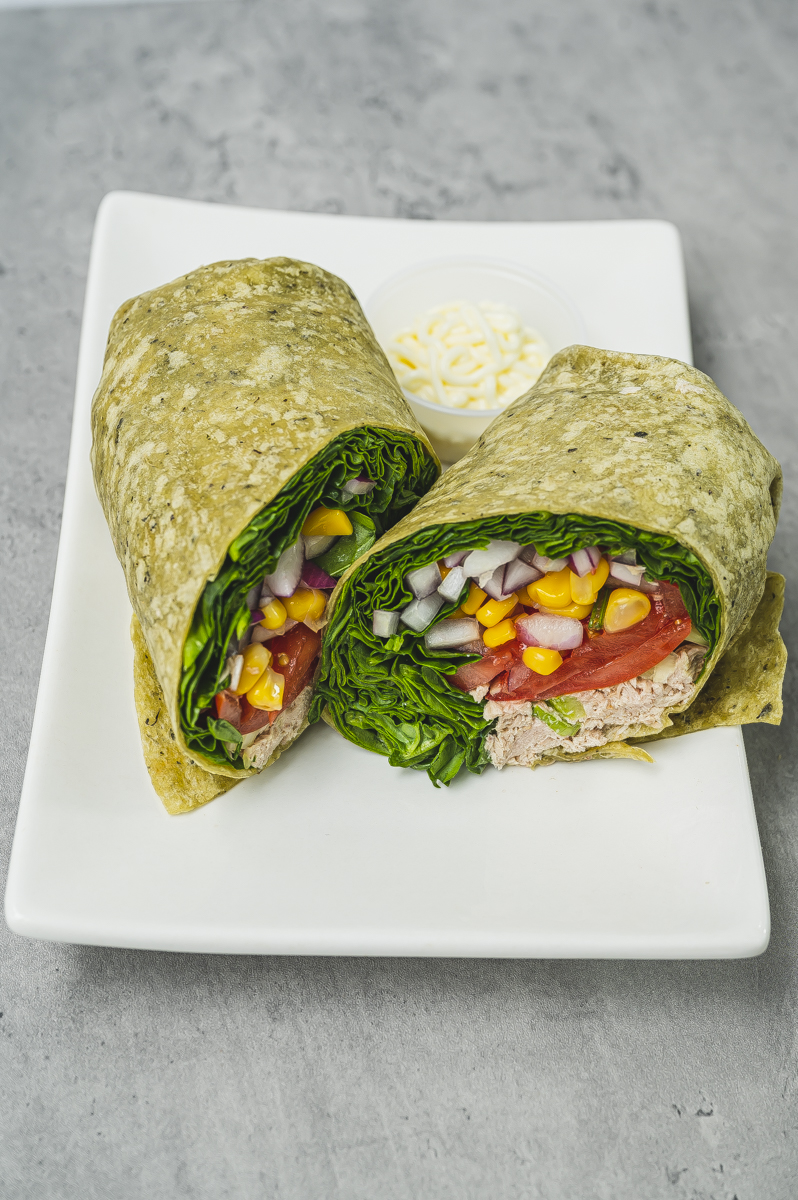 Order Tuna Wrap food online from GreenStreets Salads store, Brooklyn on bringmethat.com