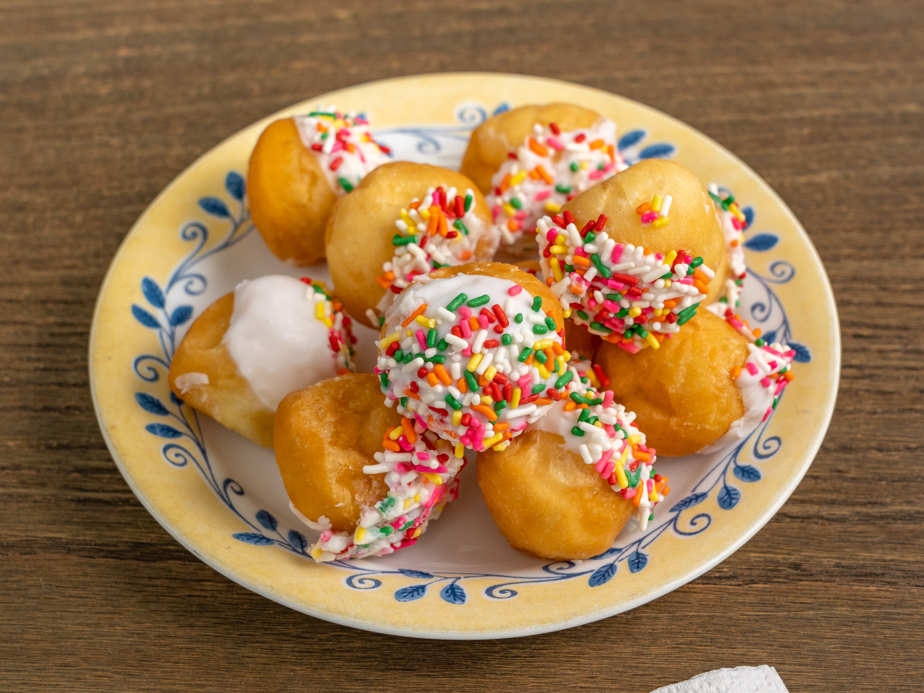 Order Sprinkles Donut Holes food online from Snowflake Donuts store, Boerne on bringmethat.com
