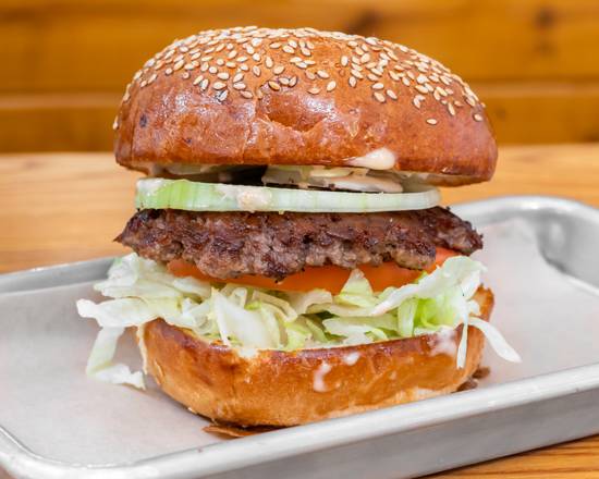 Order The Hamburger food online from Hi-Way Burger & Fry store, San Francisco on bringmethat.com