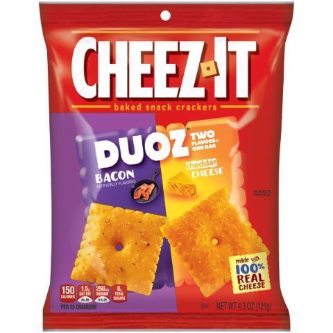 Order Cheez-It Duoz Bacon Cheddar 4.3oz food online from 7-Eleven store, Bryan on bringmethat.com