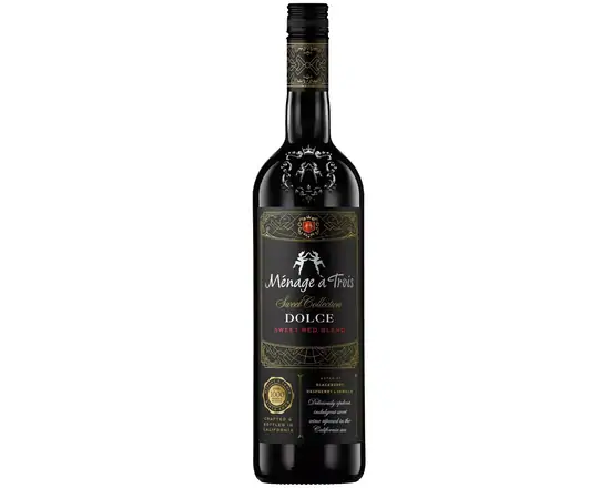 Order Menage a Trois Sweet Collection Dolce Red 19.5% abv750ml food online from Sousa Wines & Liquors store, Mountain View on bringmethat.com