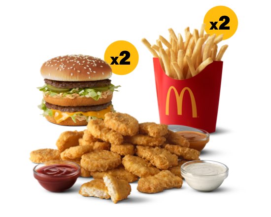 Order Spicy McNugget Classic Big Mac Pack food online from McDonald's store, Latham on bringmethat.com