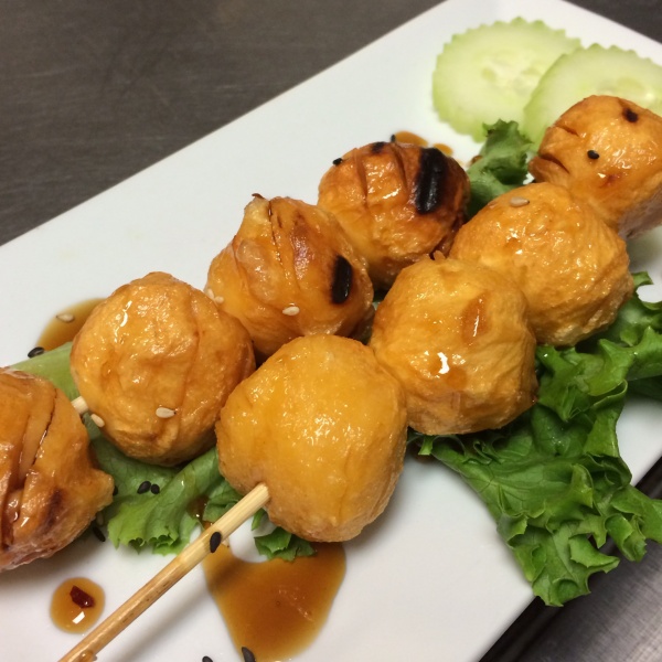 Order 8 Grilled Shrimp Balls food online from Thai Tea Asian Fusion Cafe  store, Irving on bringmethat.com