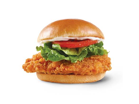 Order Spicy Chicken Sandwich food online from Wendy's store, South Houston on bringmethat.com